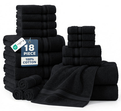 Luxury Zero Twist Cotton Bath Towels