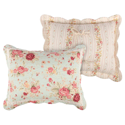 Antique Rose Cotton Quilt Set