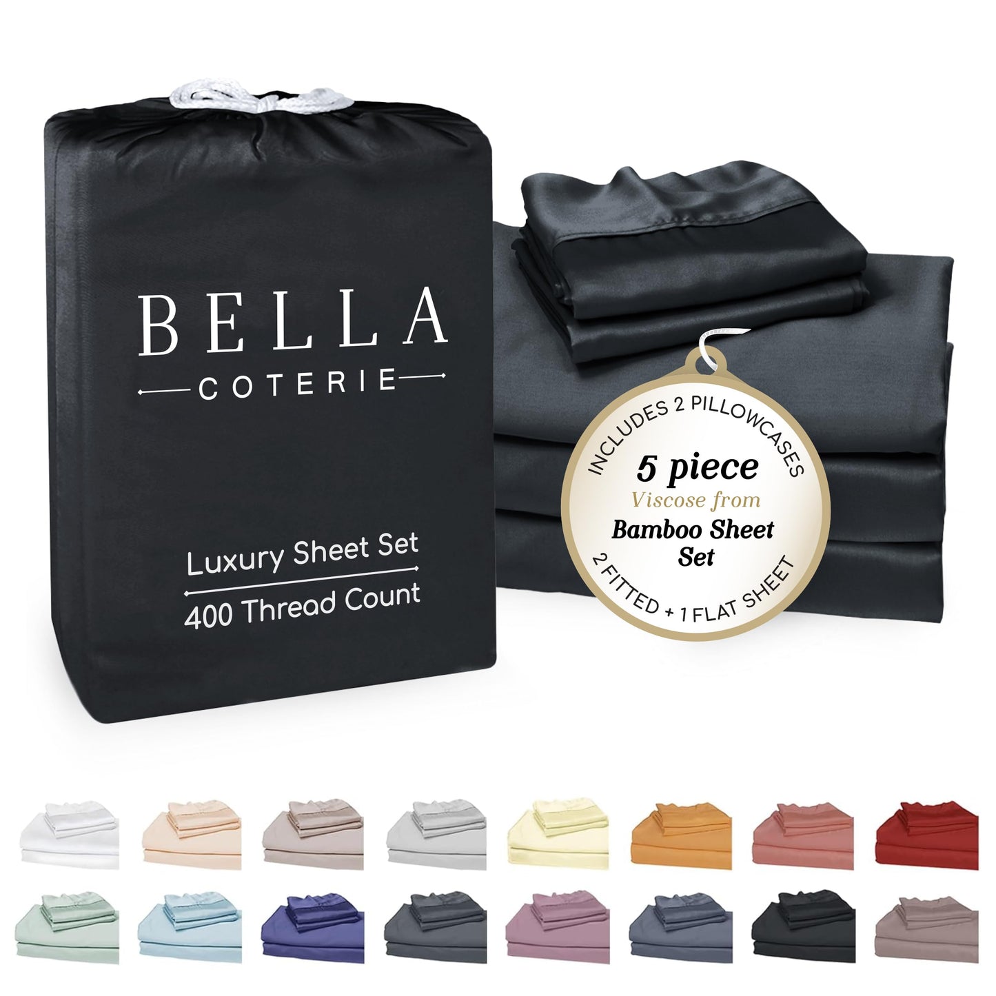 Bella Coterie Luxury Bamboo Viscose Sheet Set