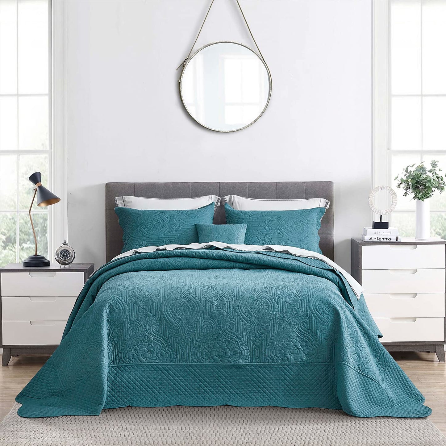 Paisley Pattern Bedspread Coverlet Set