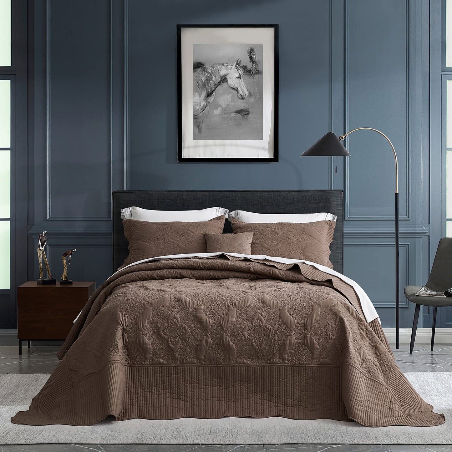 Paisley Pattern Bedspread Coverlet Set
