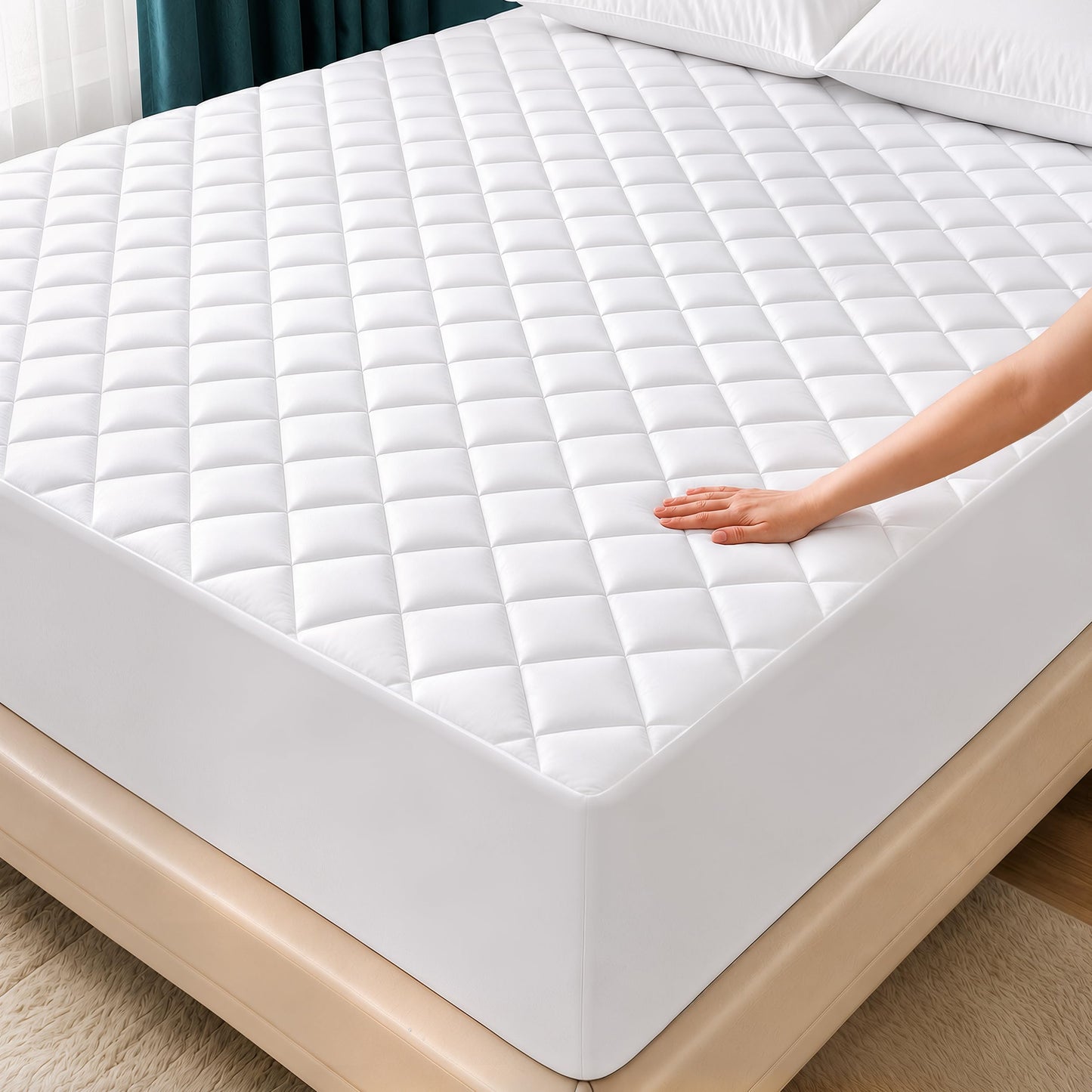 Quilted Fitted Mattress Pad Protector