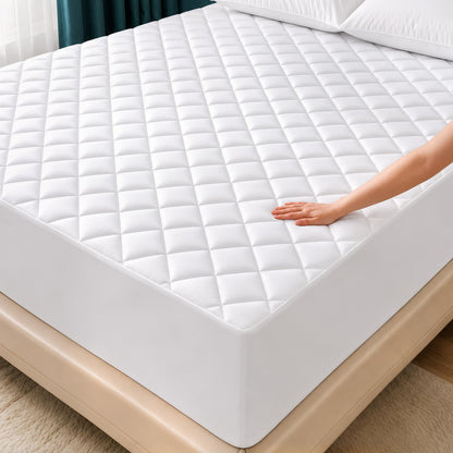Quilted Fitted Mattress Pad Protector
