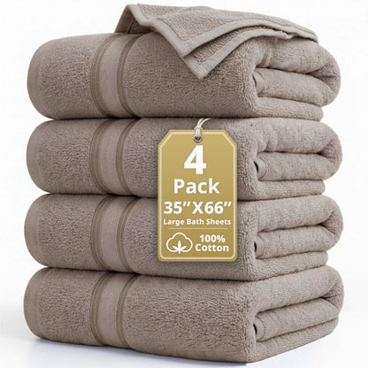 Luxury Zero Twist Cotton Bath Towels