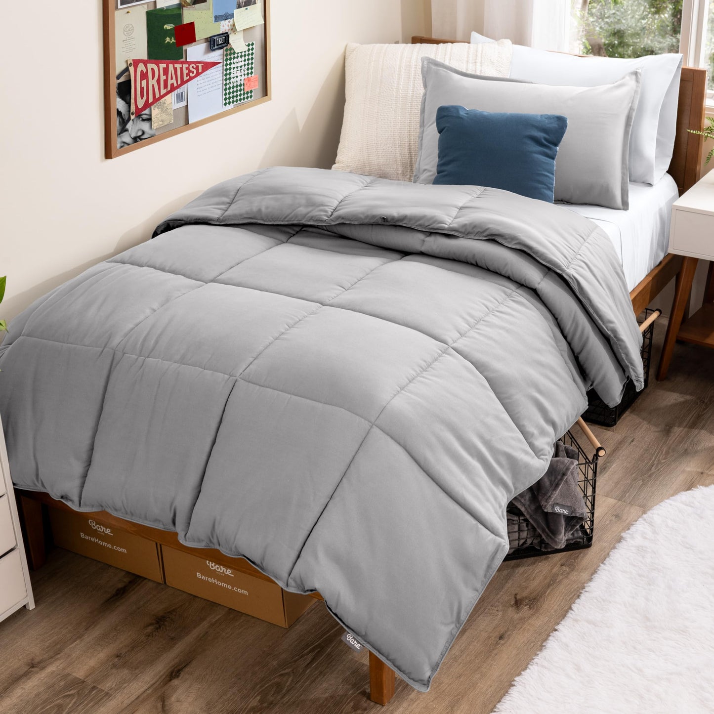 Bare Home Hypoallergenic Down Alternative Comforter Set