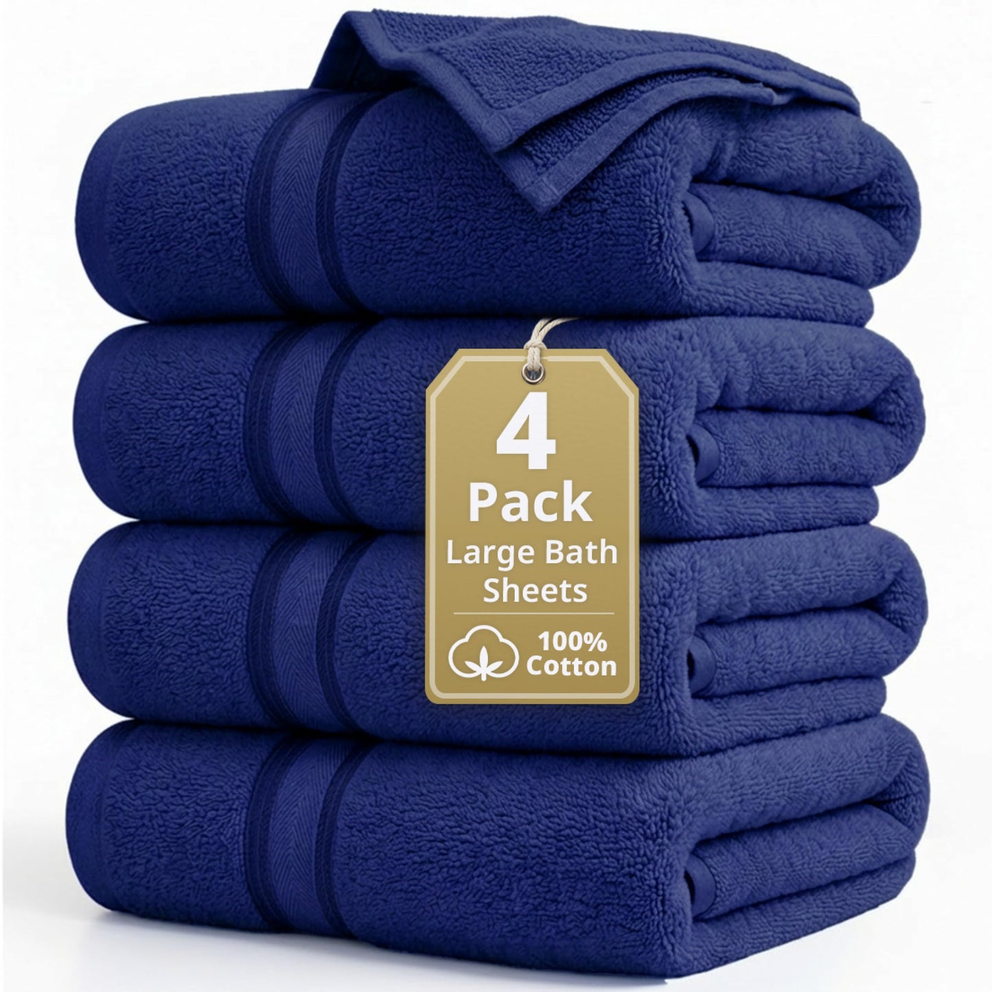 Luxury Zero Twist Cotton Bath Towels