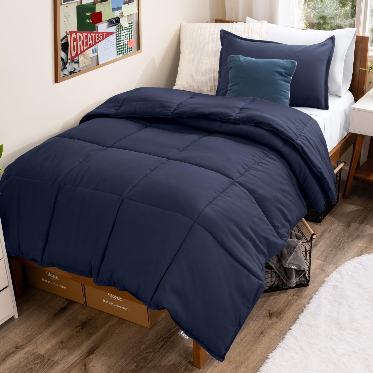 Bare Home Hypoallergenic Down Alternative Comforter Set
