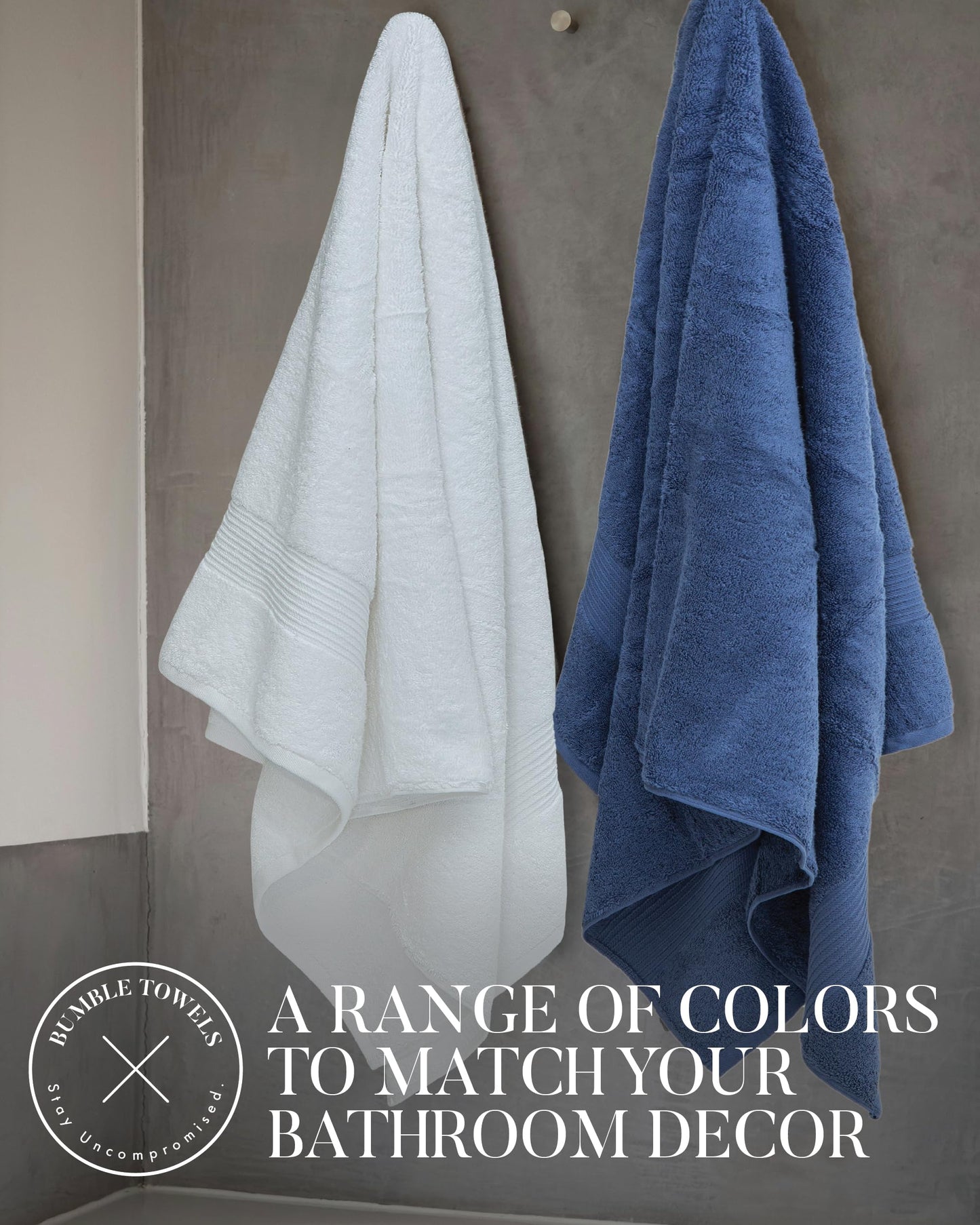 Luxury Combed Cotton Bath Towels