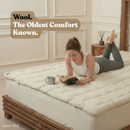 Organic Merino Wool Mattress Topper