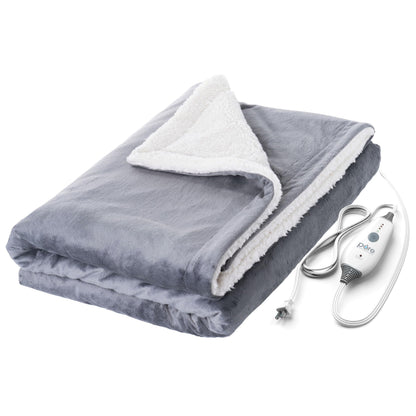 Heated Weighted Blanket with Soft Sherpa Finish