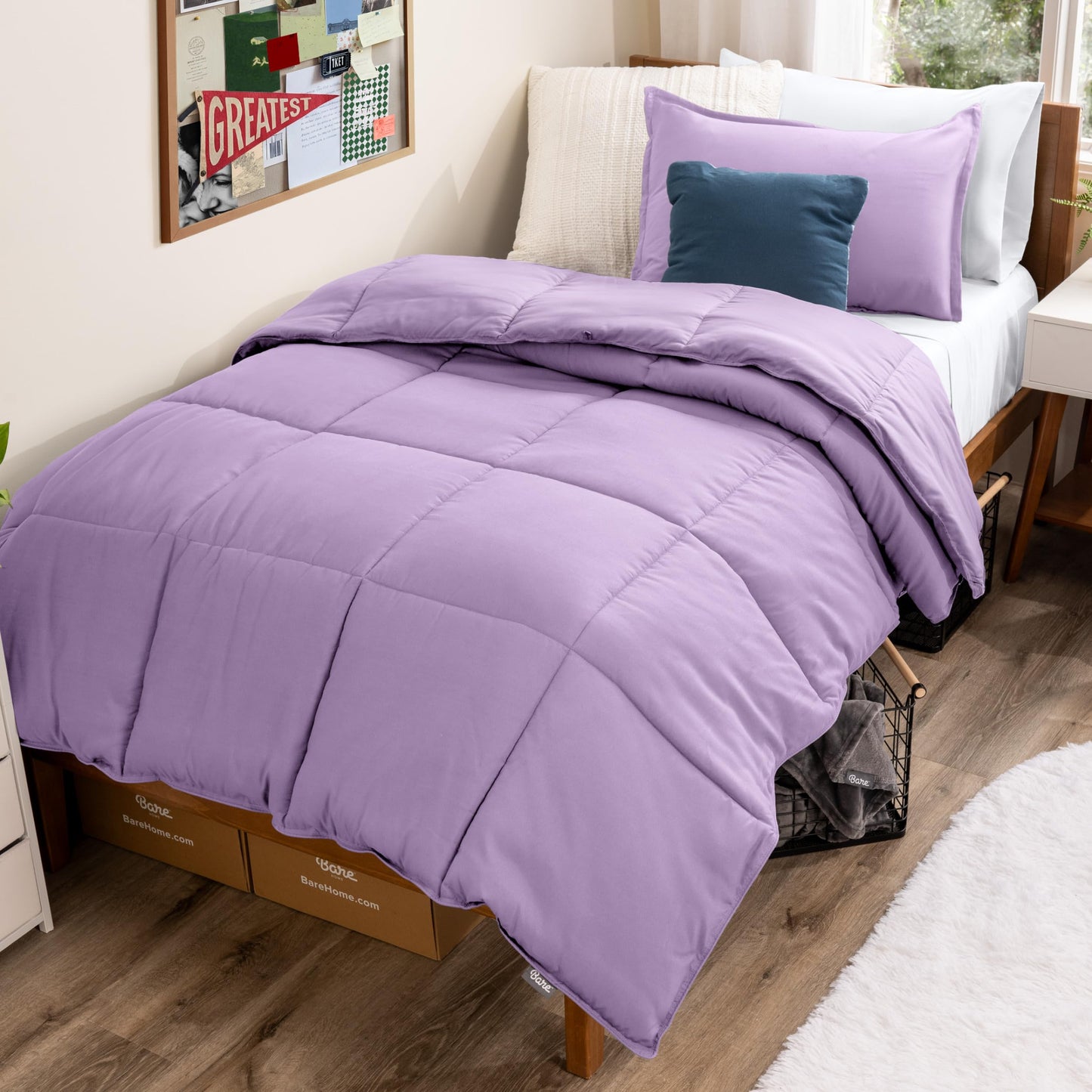 Bare Home Hypoallergenic Down Alternative Comforter Set
