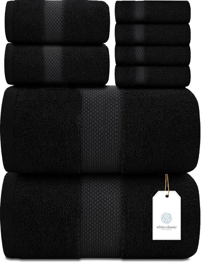 Luxury Turkish Cotton Bath Towel Set