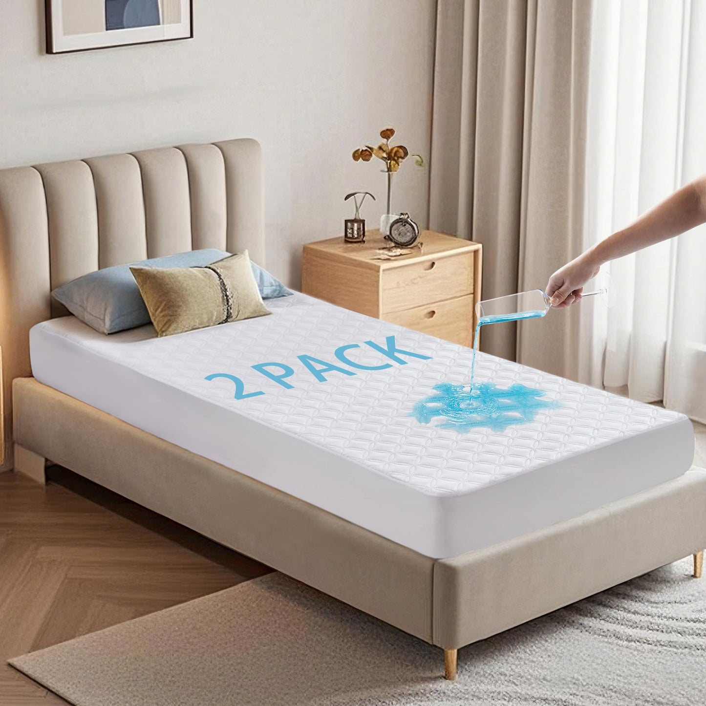 Waterproof Quilted Mattress Protector