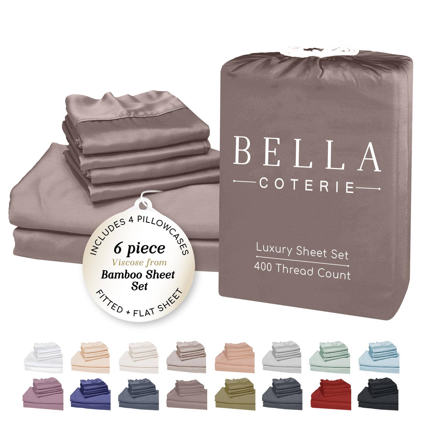 Bella Coterie Luxury Bamboo Viscose Sheet Set