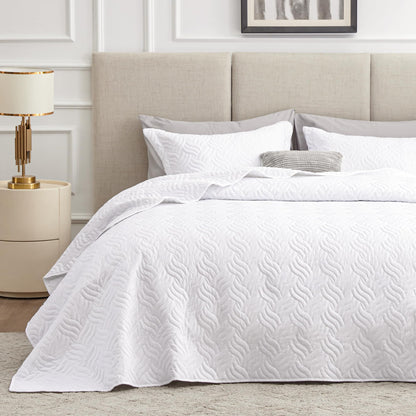 Brushed Microfiber Lightweight Quilt Set