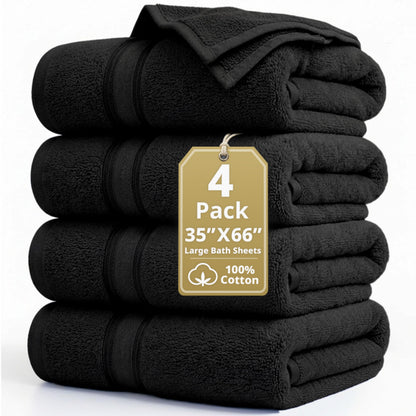 Luxury Zero Twist Cotton Bath Towels
