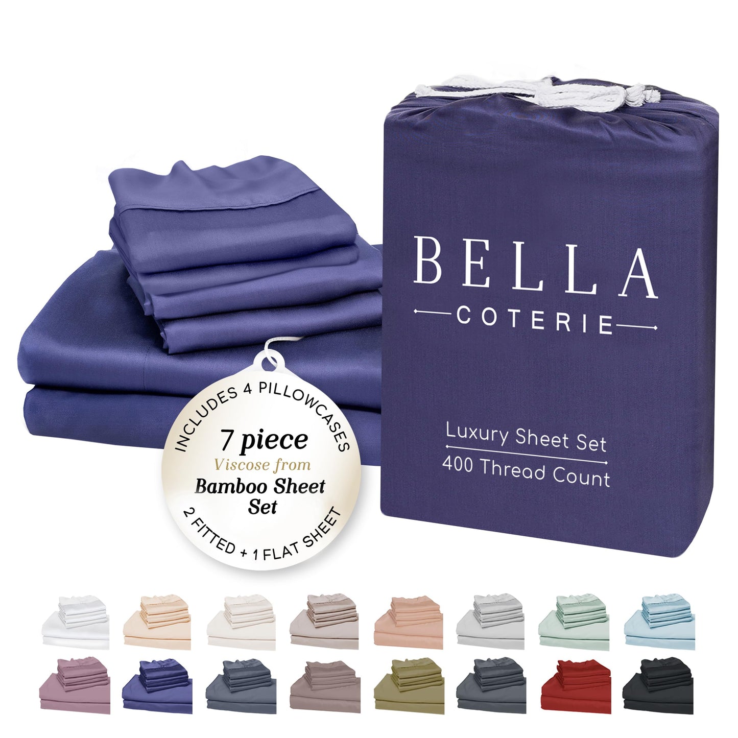 Bella Coterie Luxury Bamboo Viscose Sheet Set