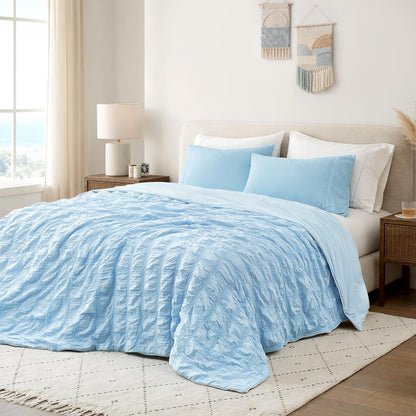 Cooling Seersucker Lightweight Comforter