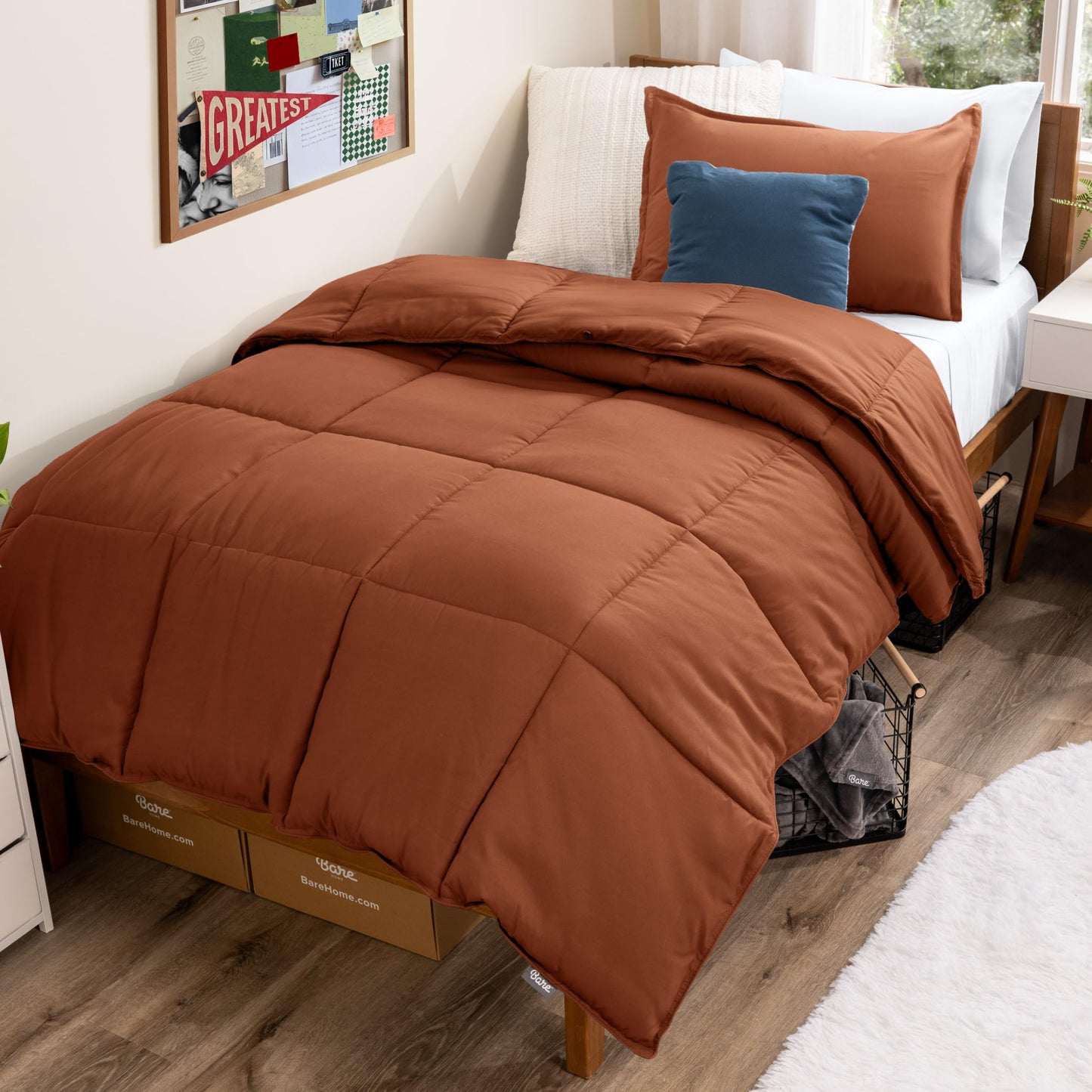 Bare Home Hypoallergenic Down Alternative Comforter Set