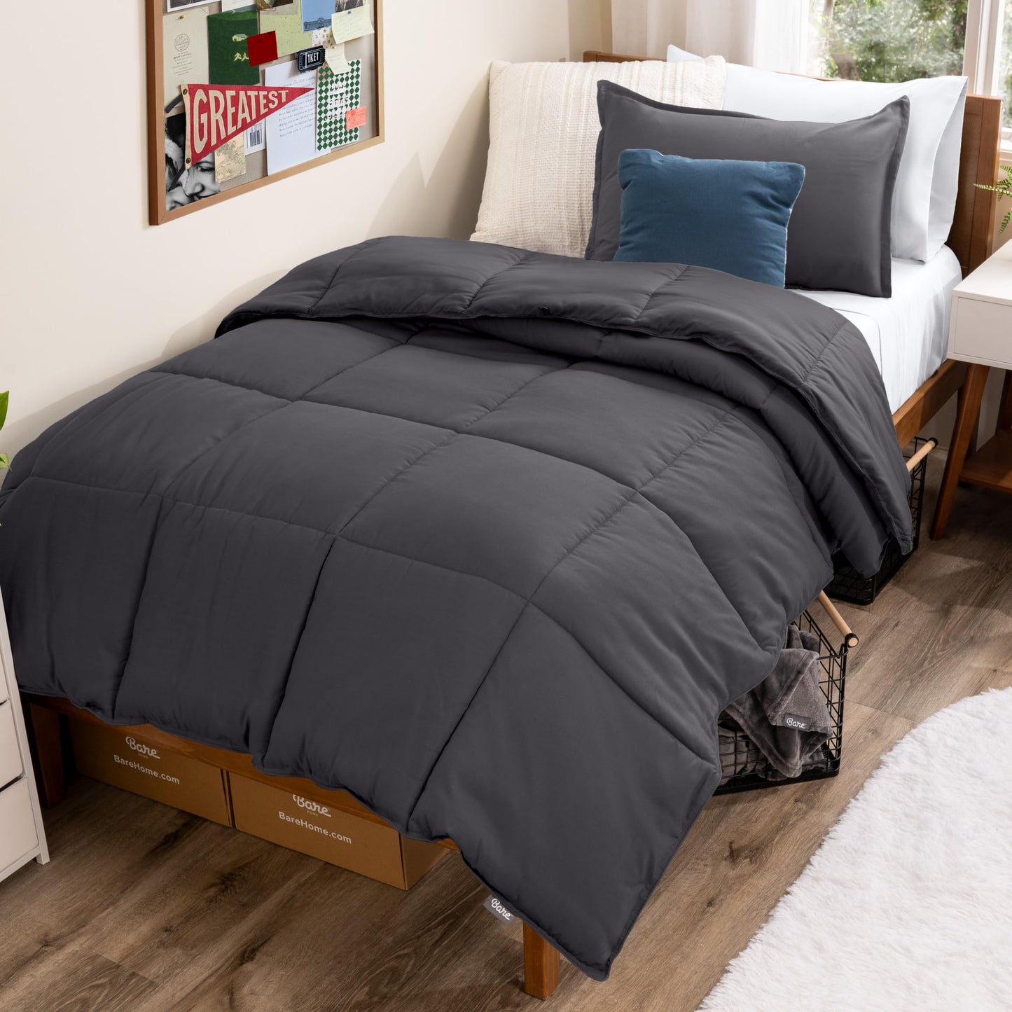 Bare Home Hypoallergenic Down Alternative Comforter Set