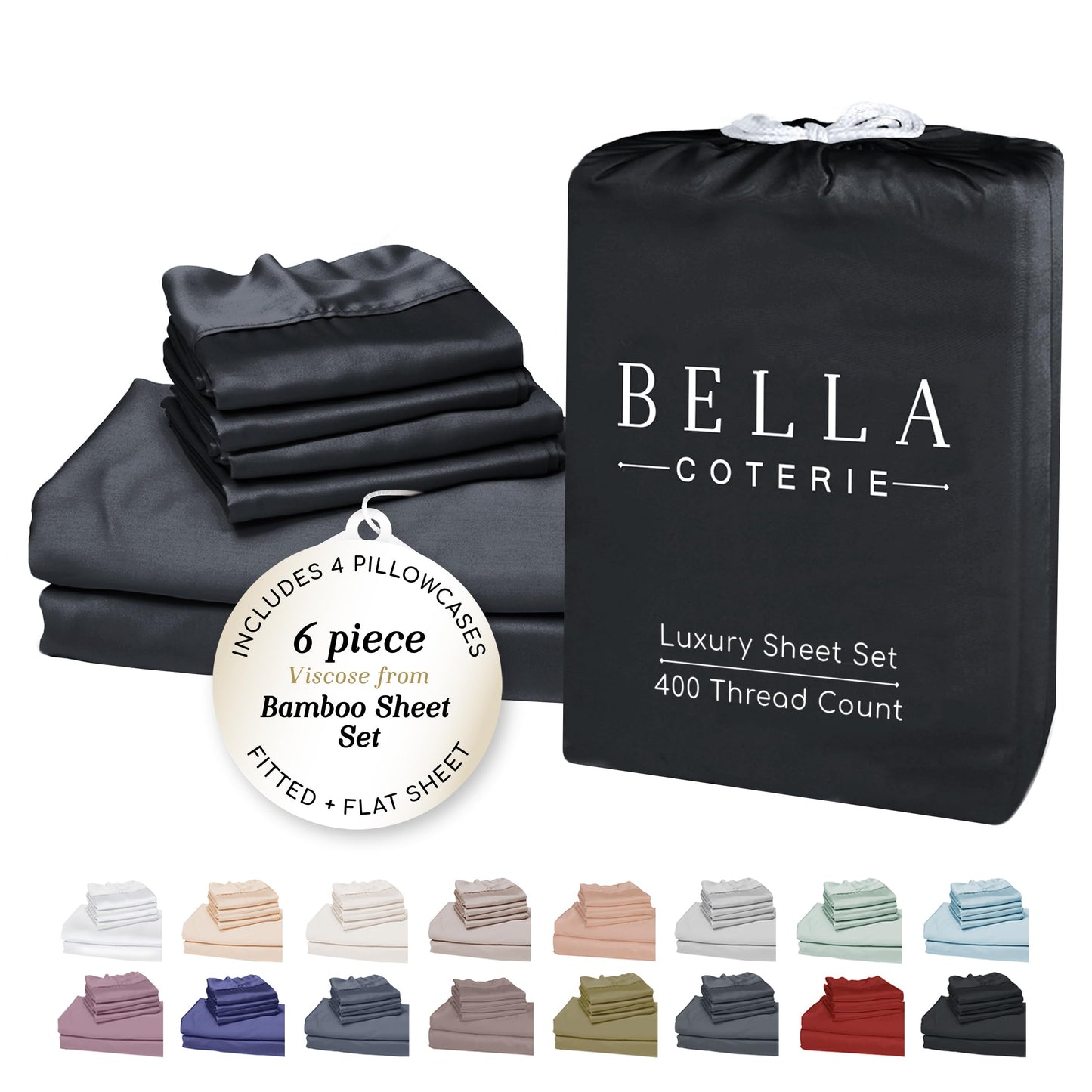 Bella Coterie Luxury Bamboo Viscose Sheet Set