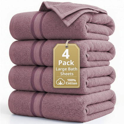 Luxury Zero Twist Cotton Bath Towels