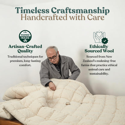 Organic Merino Wool Mattress Topper