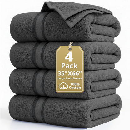 Luxury Zero Twist Cotton Bath Towels