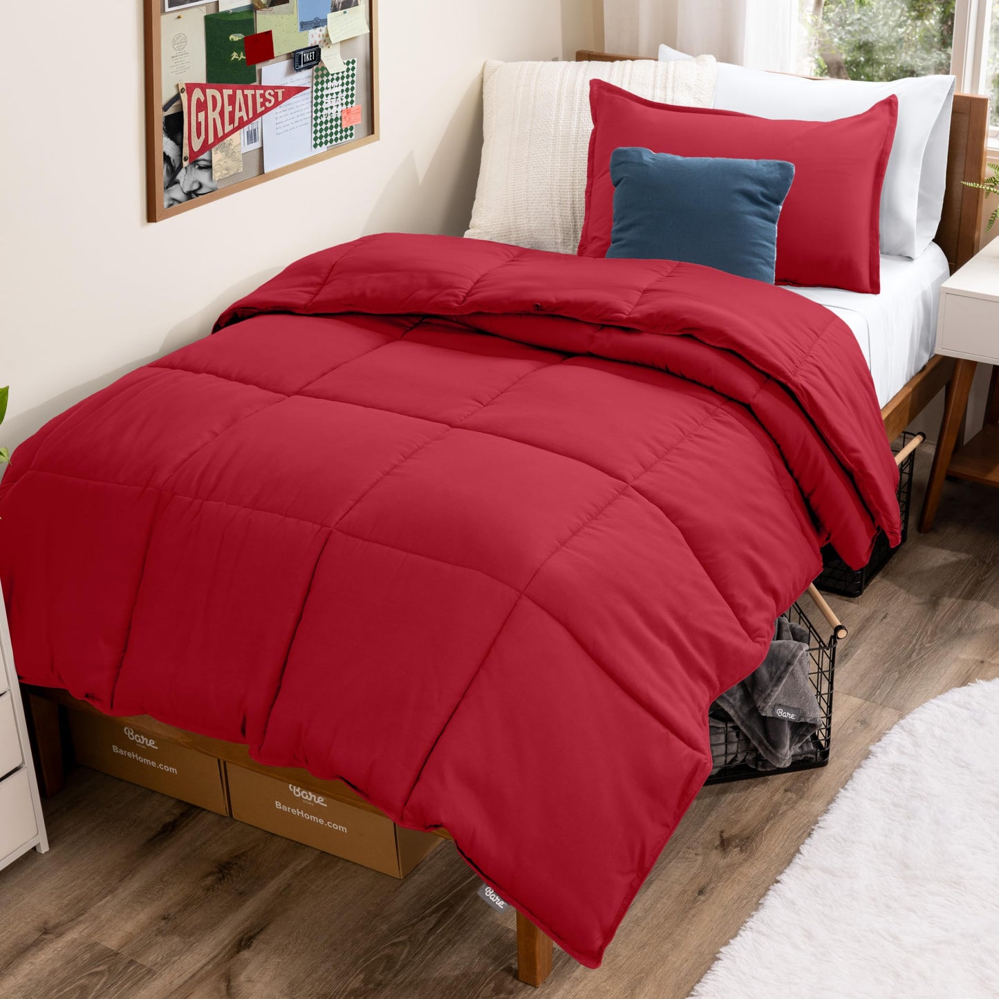 Bare Home Hypoallergenic Down Alternative Comforter Set