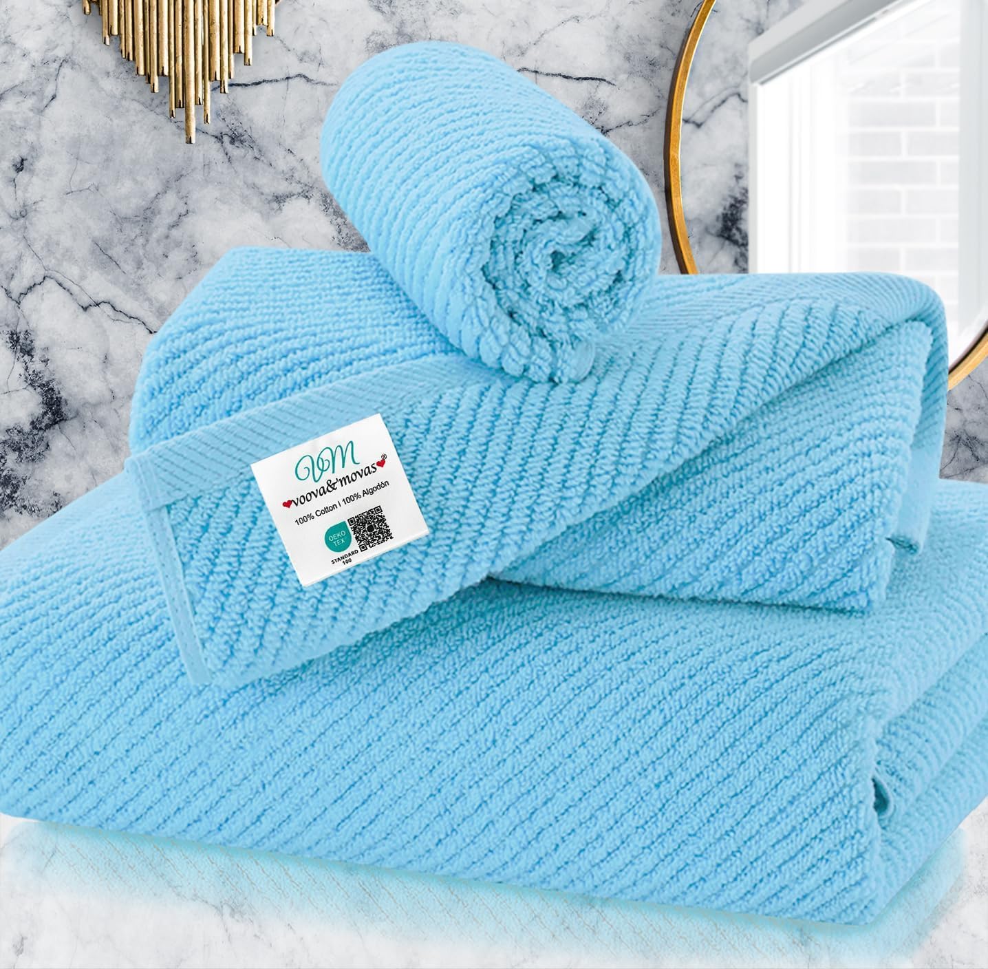 100% Cotton Soft Quick Dry Towel Gift Set