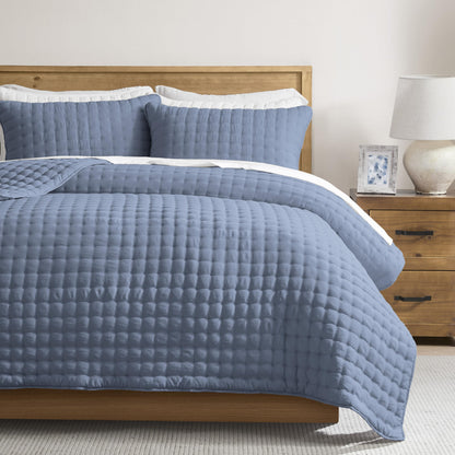 Lightweight Quilted Bedspread Coverlet Set