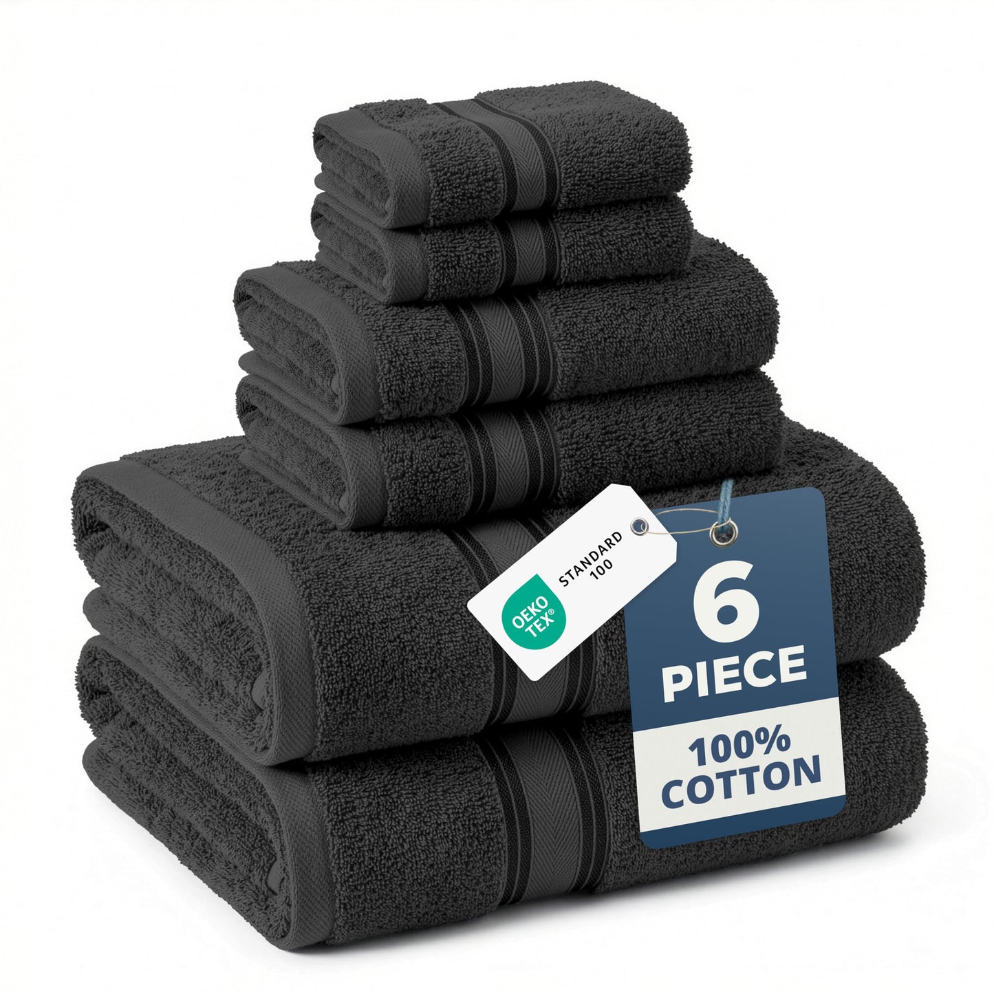 Luxury Zero Twist Cotton Bath Towels