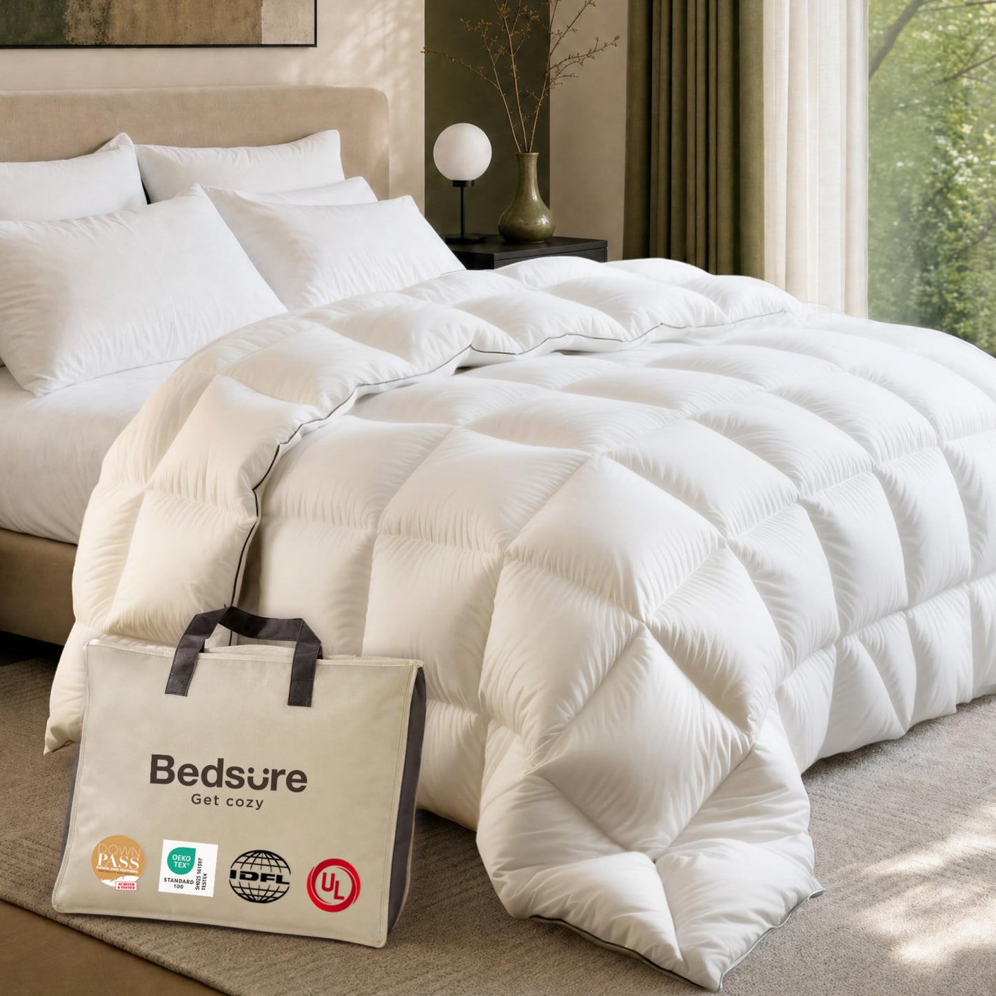 Luxury Feather Down Comforter Insert