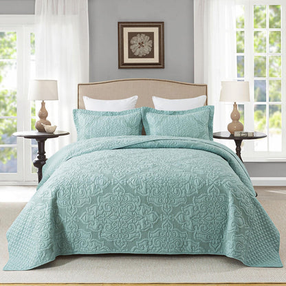 Patchwork Floral Quilt Bedspread Set
