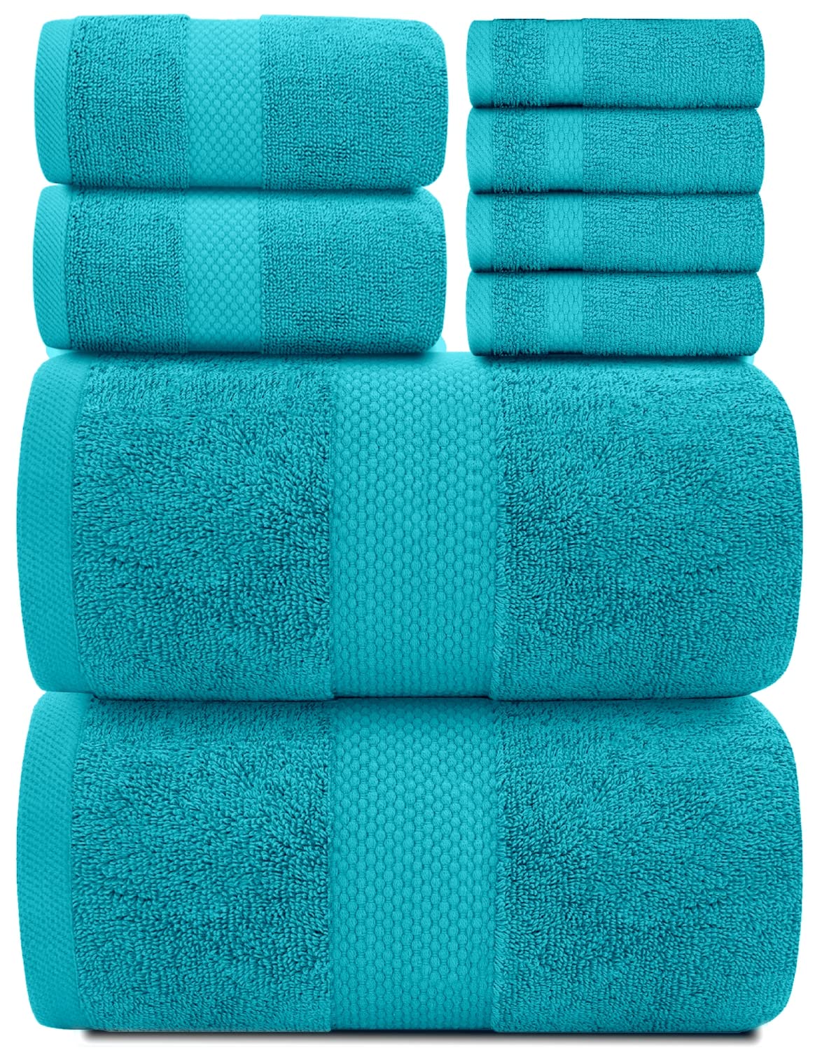 Luxury Turkish Cotton Bath Towel Set