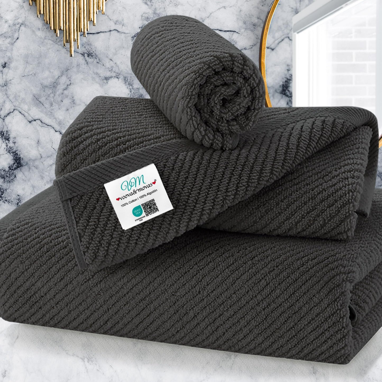 100% Cotton Soft Quick Dry Towel Gift Set