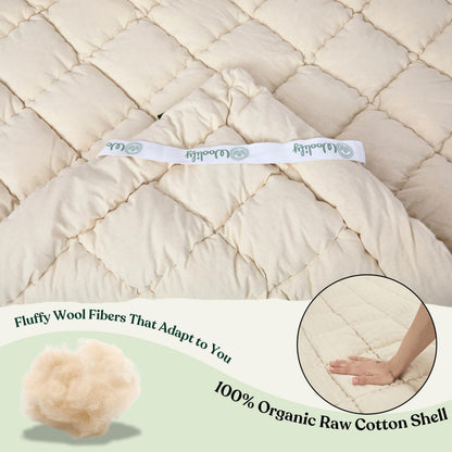 Organic Merino Wool Mattress Topper