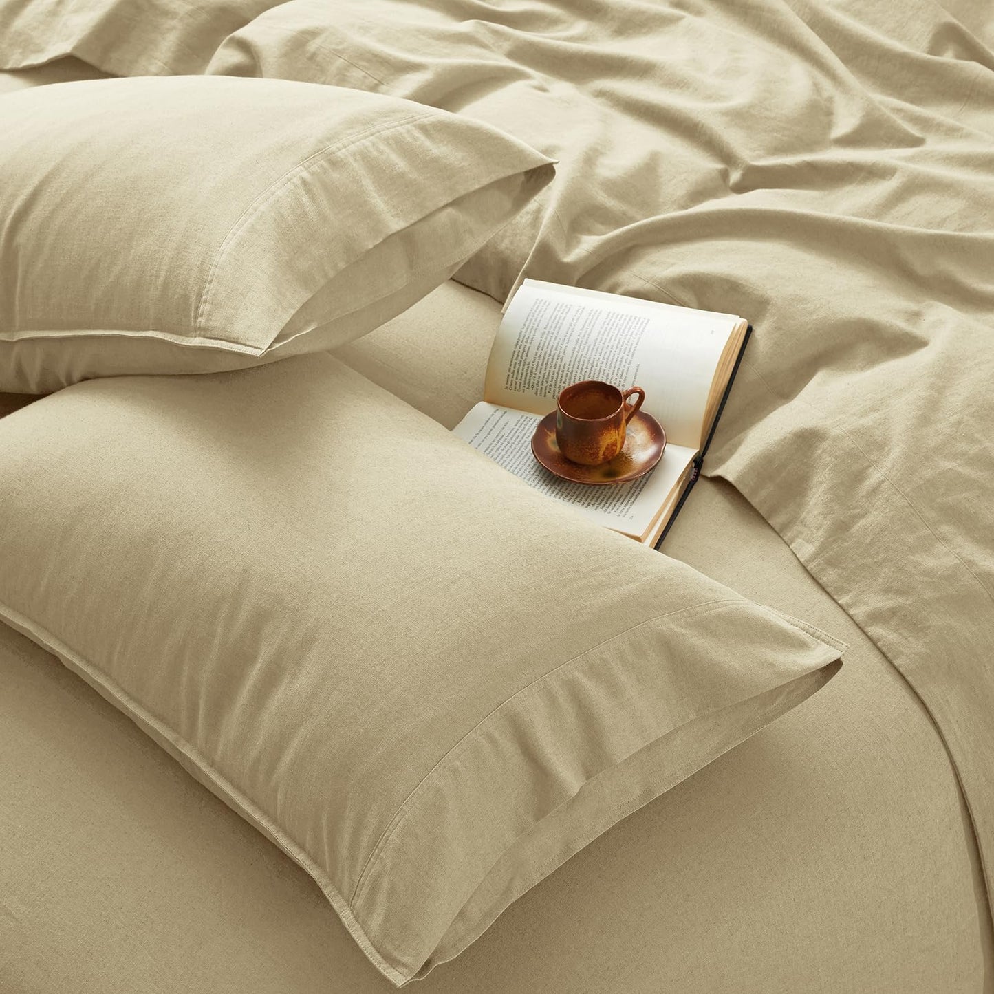 OnlySet 4Pcs Pure Linen Sheets