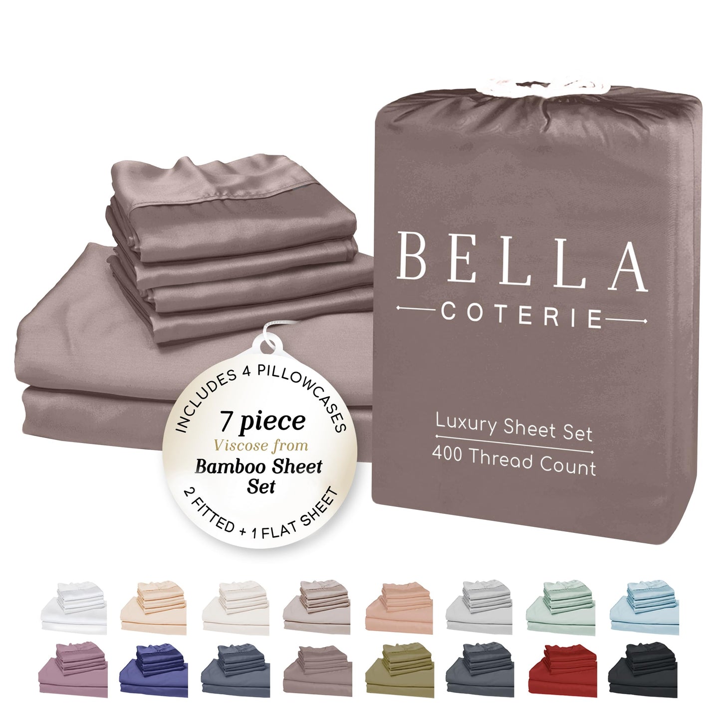 Bella Coterie Luxury Bamboo Viscose Sheet Set