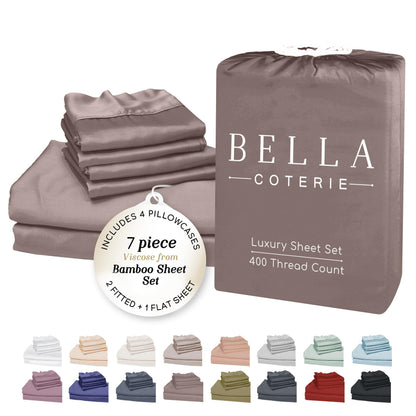 Bella Coterie Luxury Bamboo Viscose Sheet Set