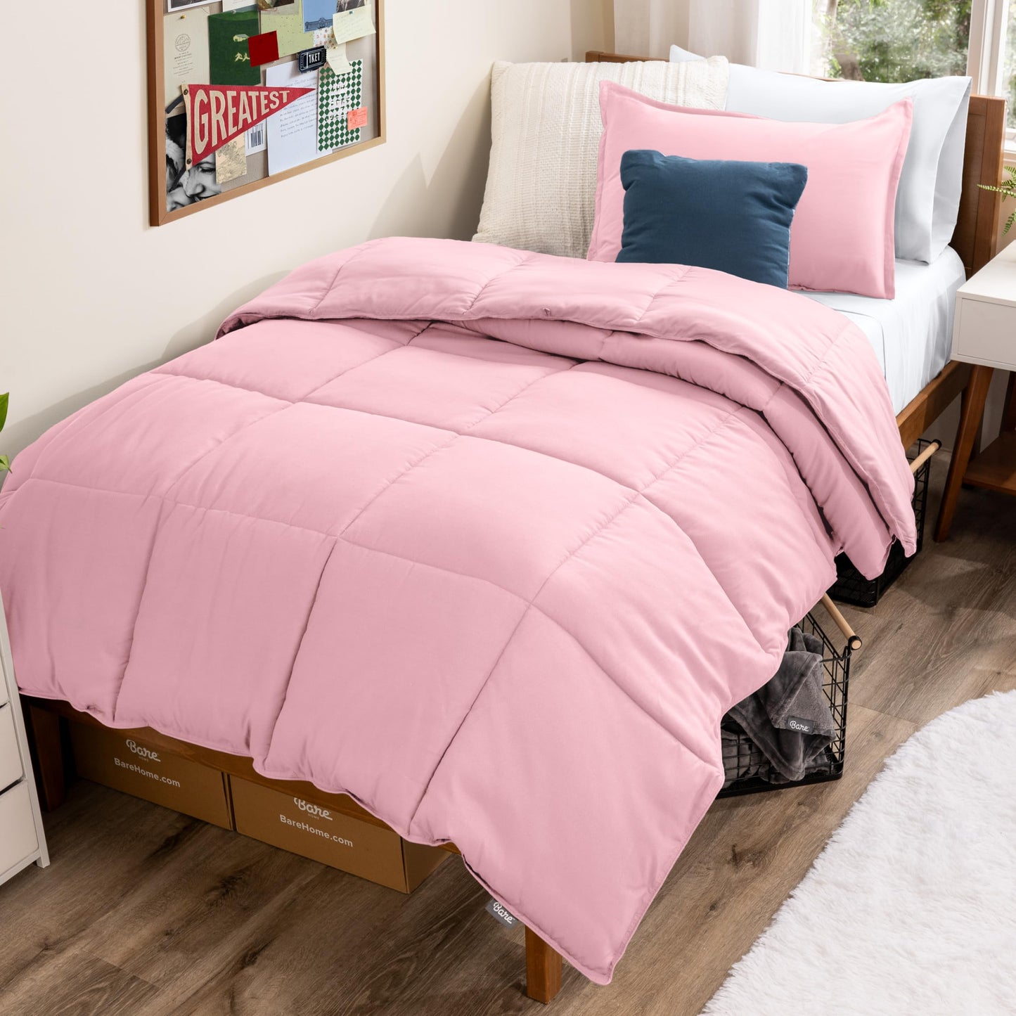 Bare Home Hypoallergenic Down Alternative Comforter Set