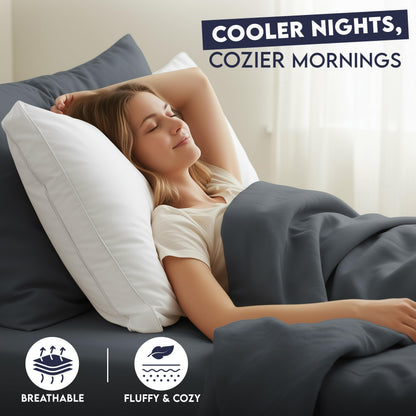 Cooling Hotel Quality Bed Pillow Set
