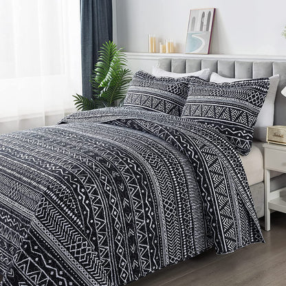 Patchwork Floral Quilt Bedspread Set