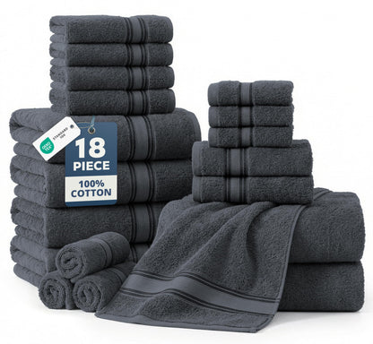 Luxury Zero Twist Cotton Bath Towels