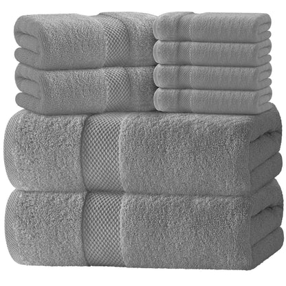 Luxury Turkish Cotton Bath Towel Set