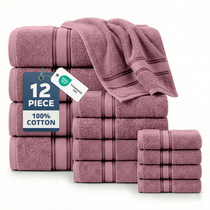Luxury Zero Twist Cotton Bath Towels