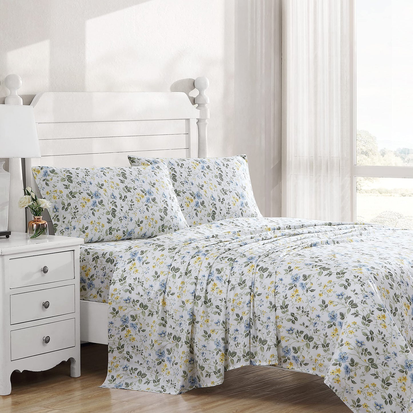 Soft Sateen Cotton Sheet Set