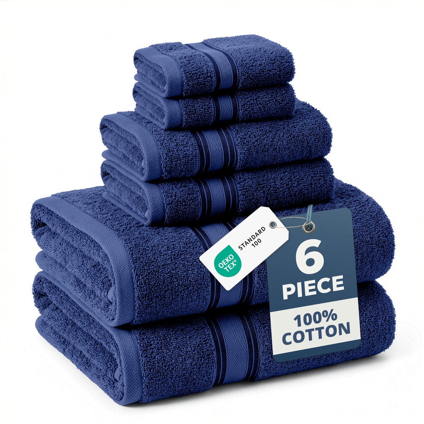 Luxury Zero Twist Cotton Bath Towels