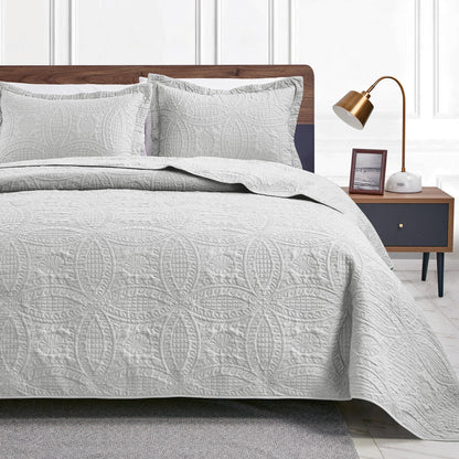Brushed Microfiber Lightweight Quilt Set