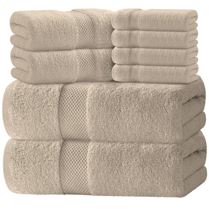 Luxury Turkish Cotton Bath Towel Set
